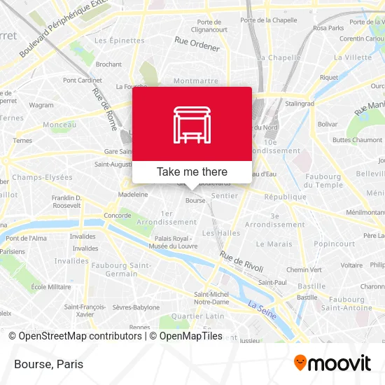 Bourse map