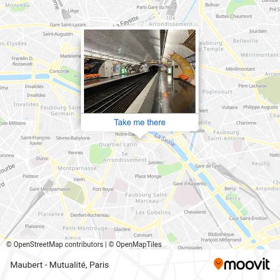 Maubert - Mutualité map