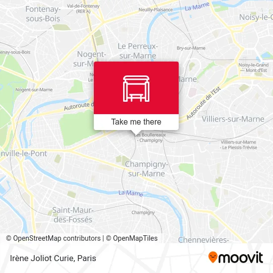 Irène Joliot Curie map