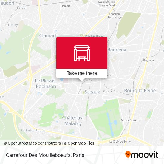 Carrefour Des Mouilleboeufs map