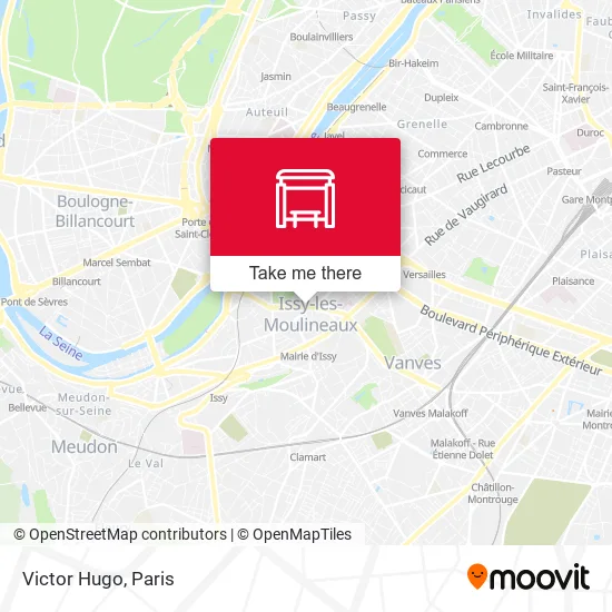 Victor Hugo map