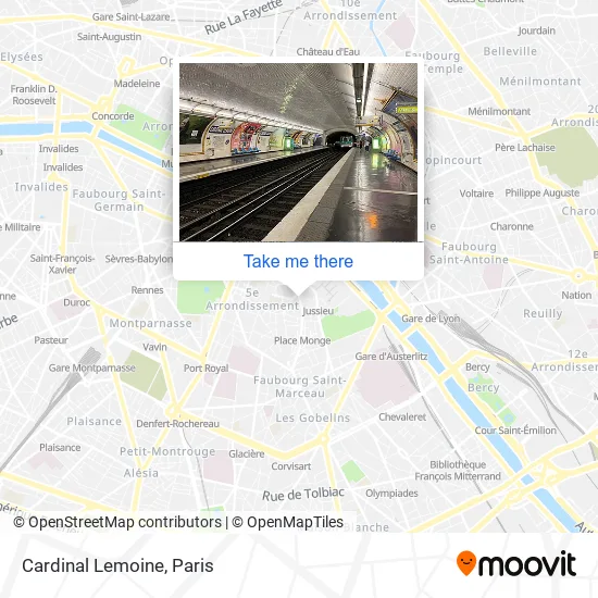 Mapa Cardinal Lemoine