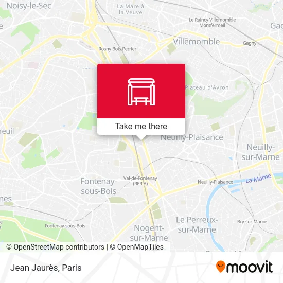 Jean Jaurès map