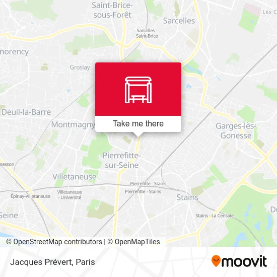 Jacques Prévert map