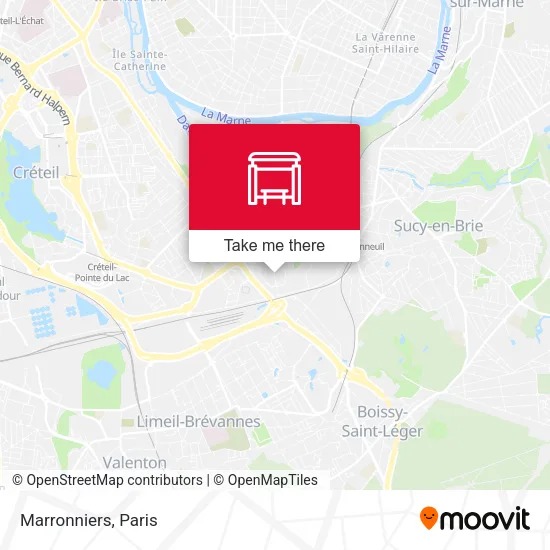 Marronniers map