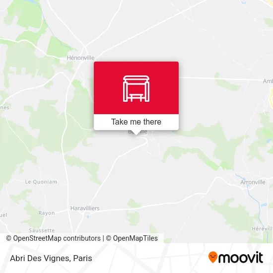 Abri Des Vignes map