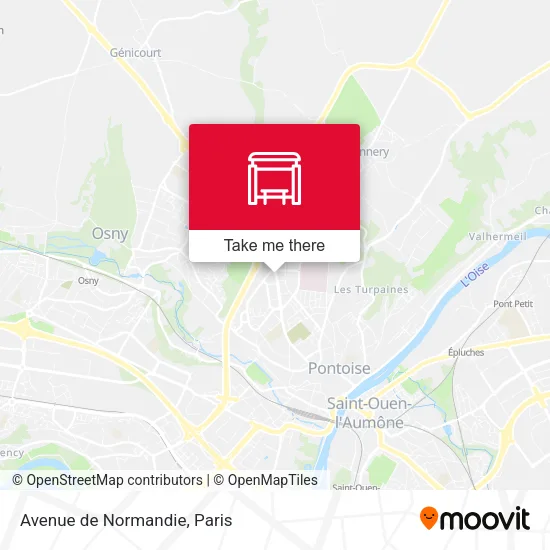 Avenue de Normandie map