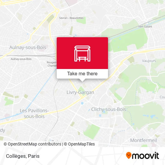 Collèges map