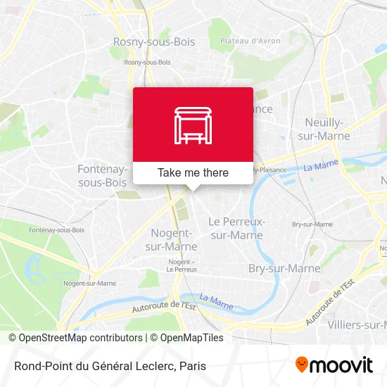 Rond-Point du Général Leclerc map