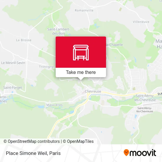 Place Simone Weil map
