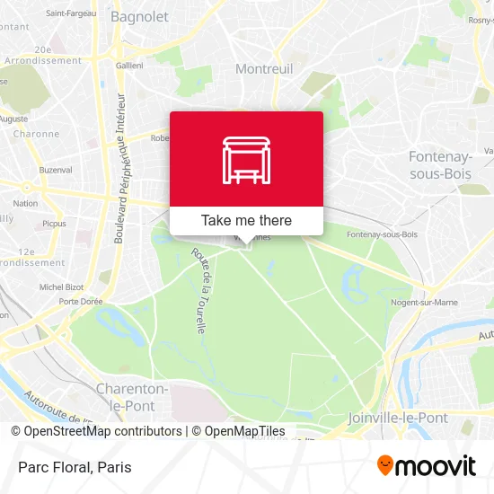 Parc Floral map