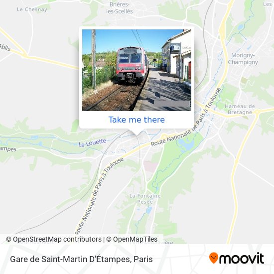 Gare de Saint-Martin D'Étampes map