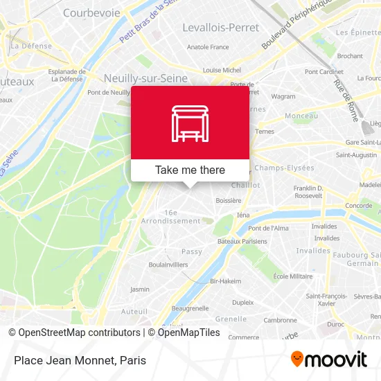 Place Jean Monnet map