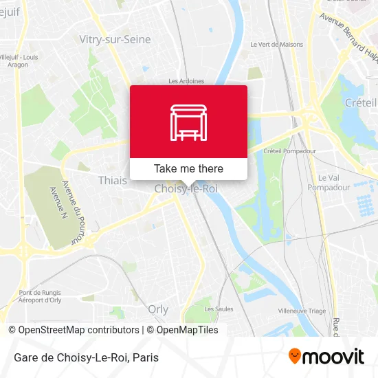 Gare de Choisy-Le-Roi map
