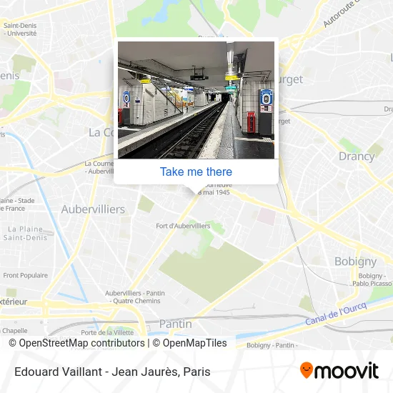 Edouard Vaillant - Jean Jaurès map