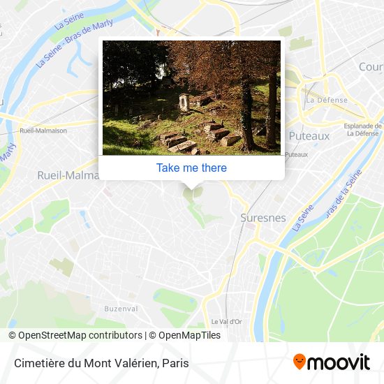 Cimetière du Mont Valérien map