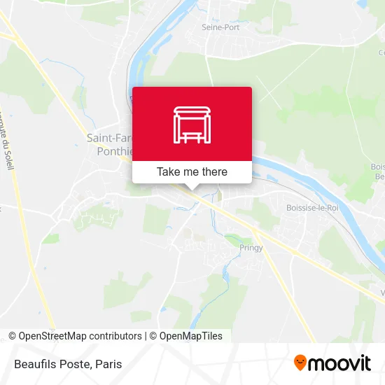 Beaufils Poste map