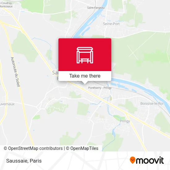 Saussaie map