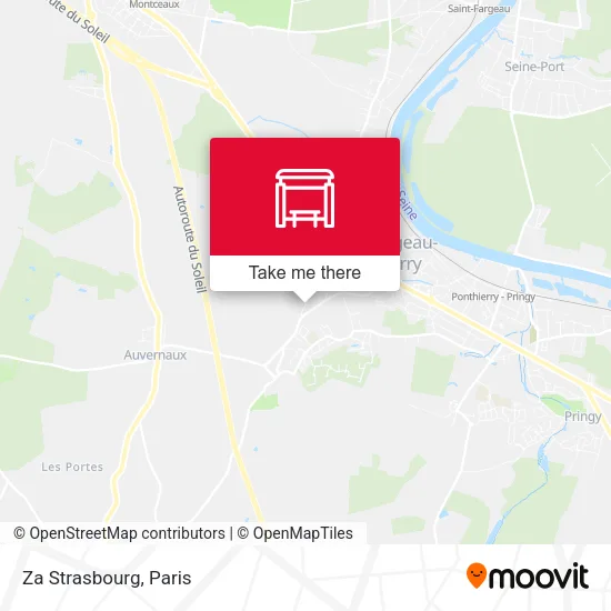 Za Strasbourg map