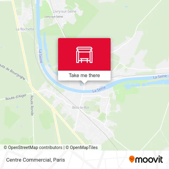 Centre Commercial map