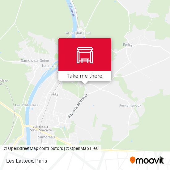 Les Latteux map