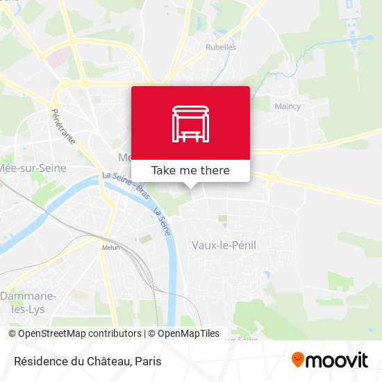 Résidence du Château map
