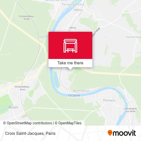 Croix Saint-Jacques map