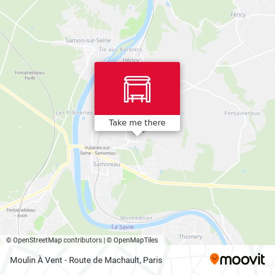 Moulin À Vent - Route de Machault map