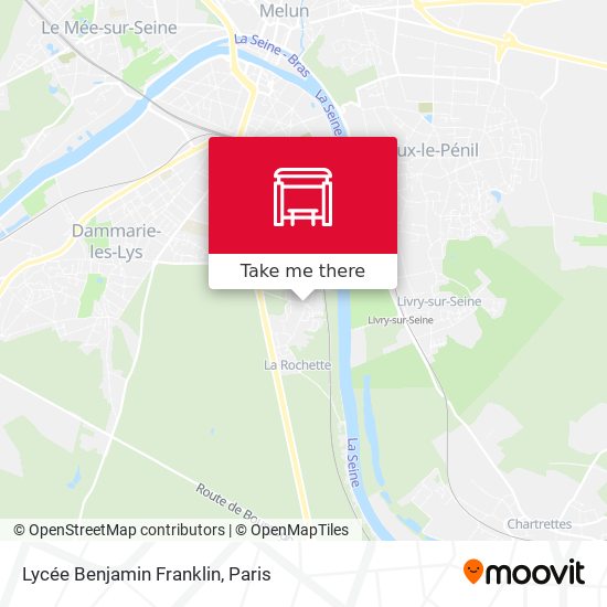 Lycée Benjamin Franklin map