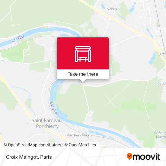 Croix Maingot map