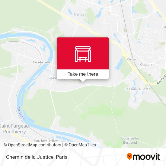 Chemin de la Justice map