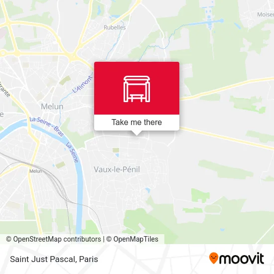 Saint Just Pascal map