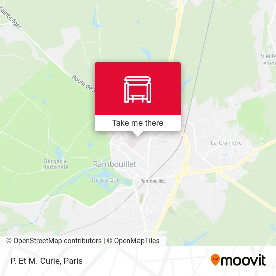 P. Et M. Curie map