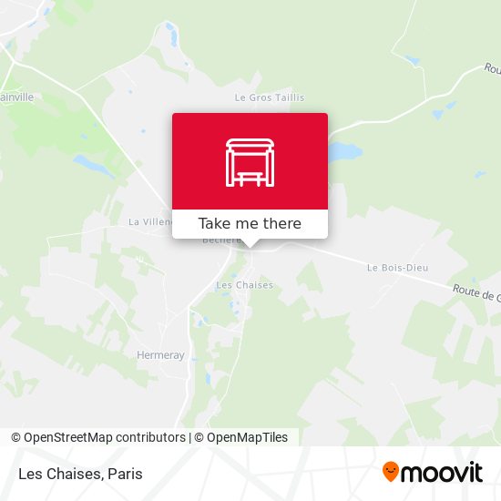 Les Chaises map