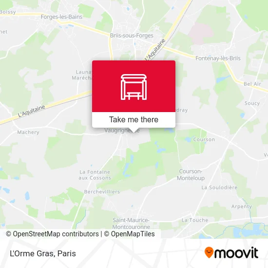L'Orme Gras map