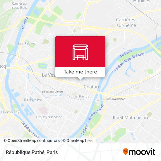 République Pathé map