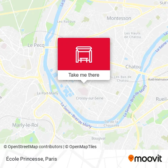 École Princesse map