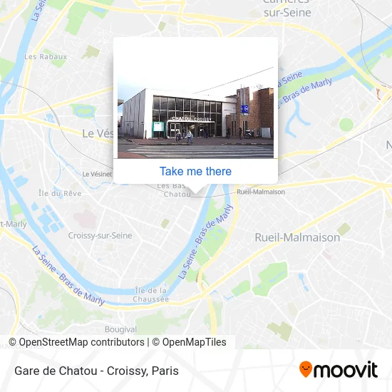 Gare de Chatou - Croissy map