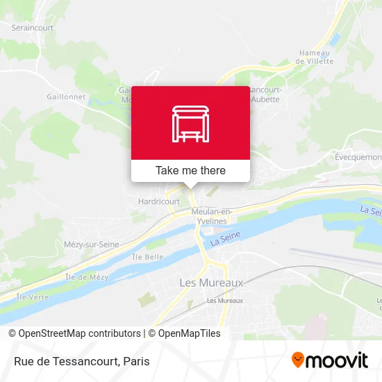 Mapa Rue de Tessancourt