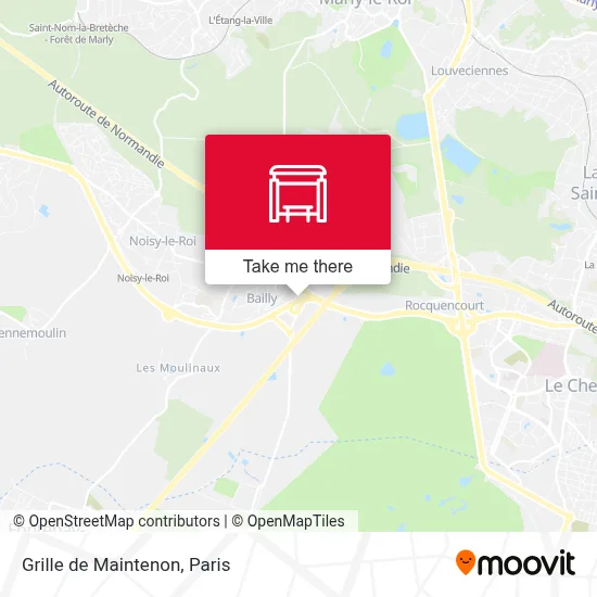 Grille de Maintenon map