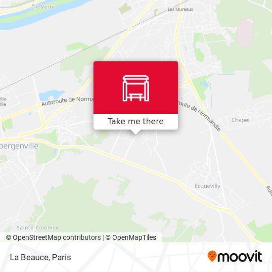 La Beauce map