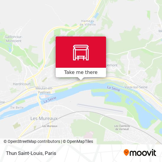 Mapa Thun Saint-Louis