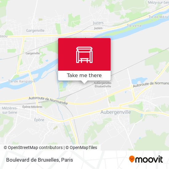 Mapa Boulevard de Bruxelles