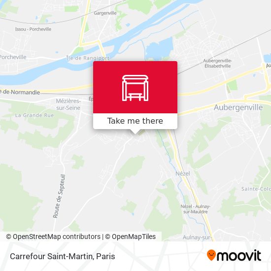 Carrefour Saint-Martin map