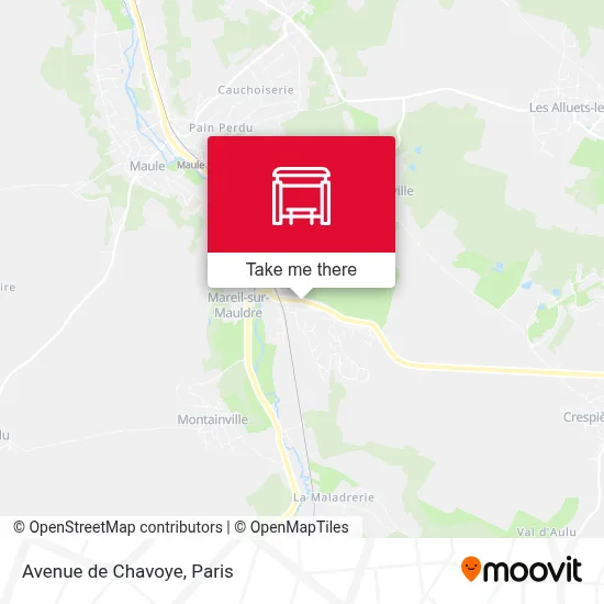 Avenue de Chavoye map