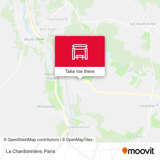 La Chardonnière map