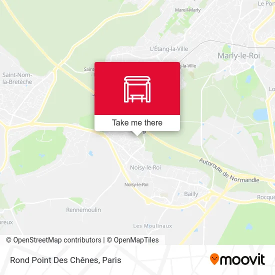 Mapa Rond Point Des Chênes