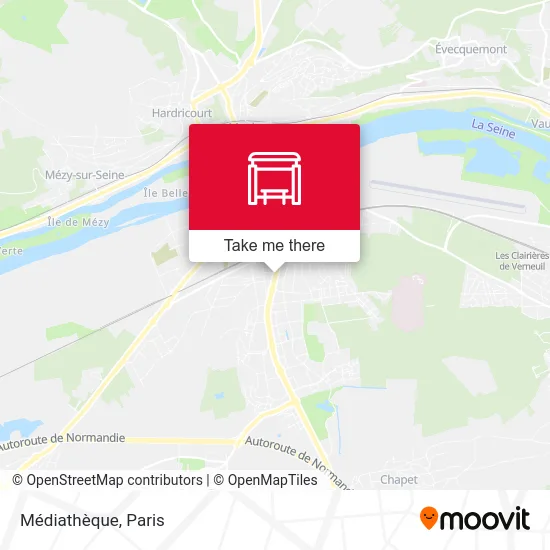 Médiathèque map