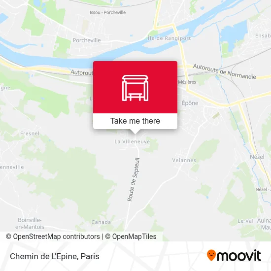 Chemin de L'Epine map