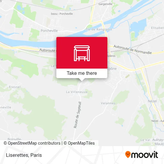 Liserettes map